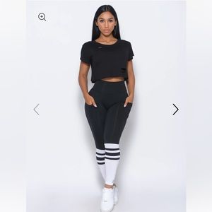 Bombshell sock leggings